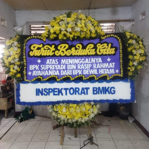 bunga papan duka inspektorat bmkg