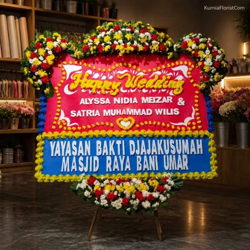 "Bunga Papan Wedding" KFBPW0185